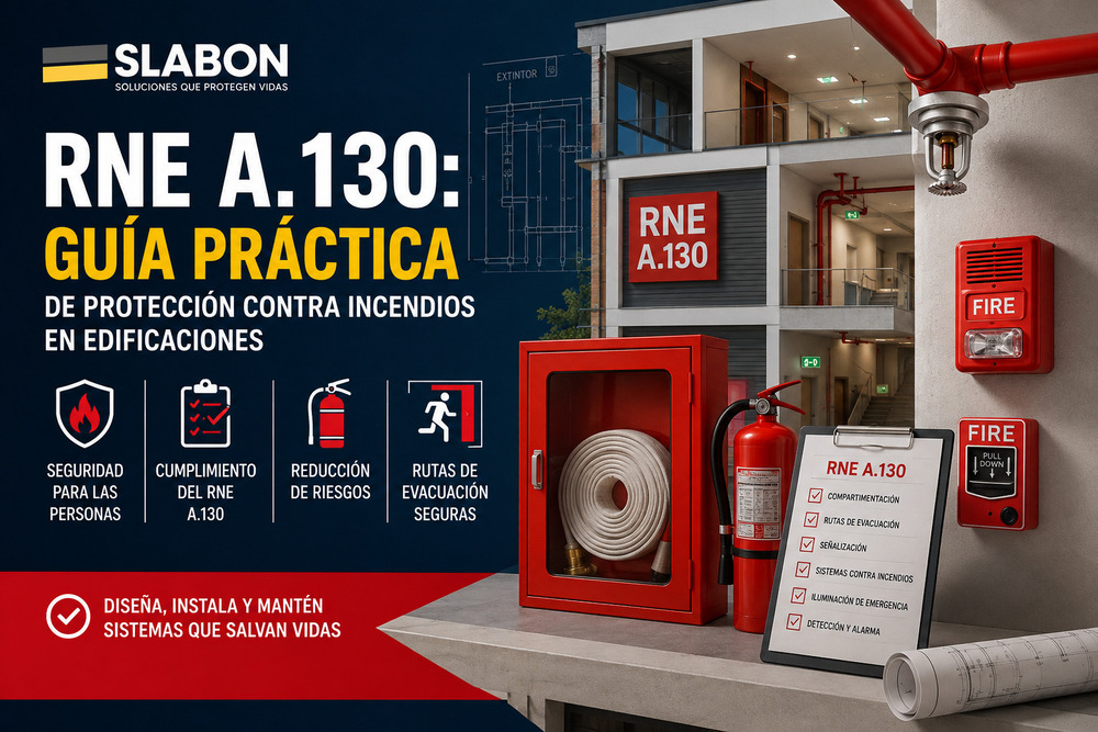 RNE A.130 guía práctica de protección contra incendios en edificaciones