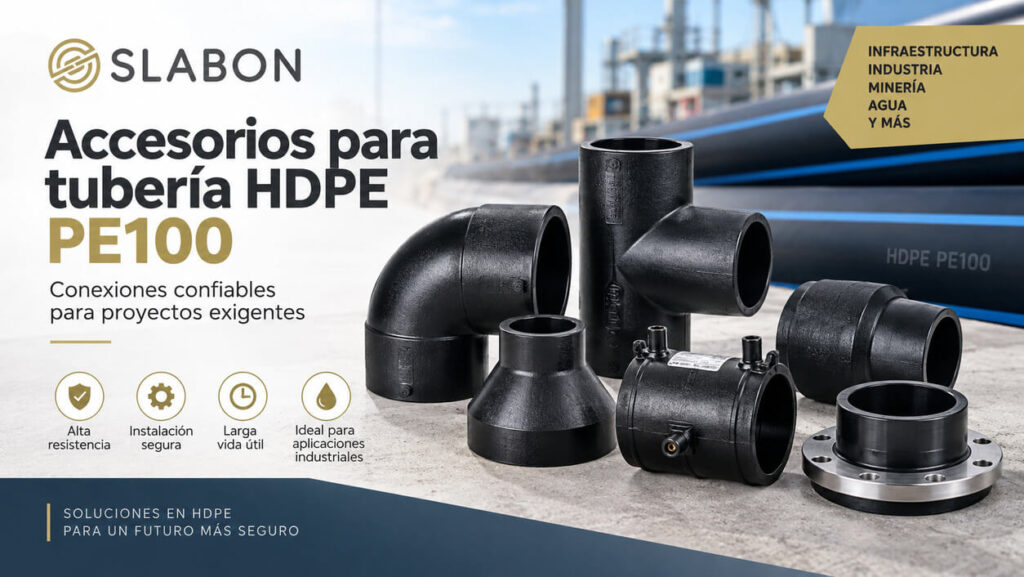 Accesorios para tubería HDPE PE100