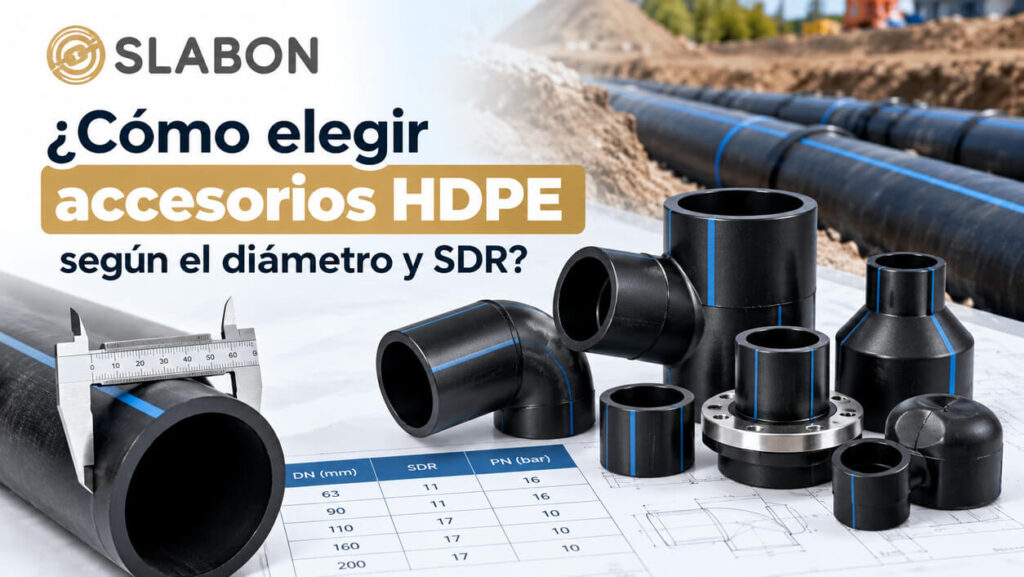 ¿Cómo elegir accesorios HDPE según el diámetro y SDR?