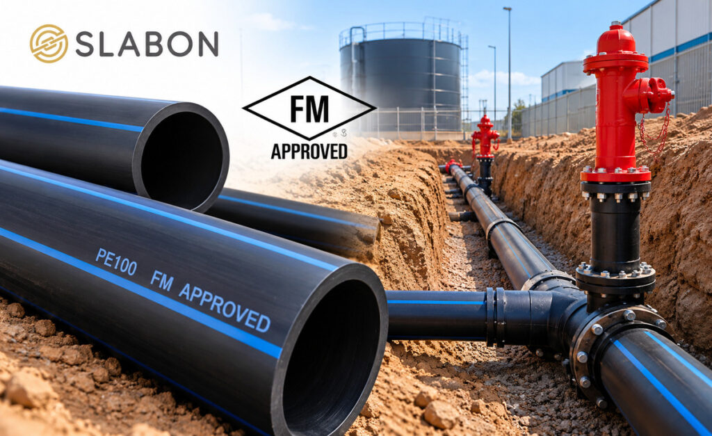 HDPE PE100 con aprobación FM para redes enterradas contra incendios (NFPA 24)